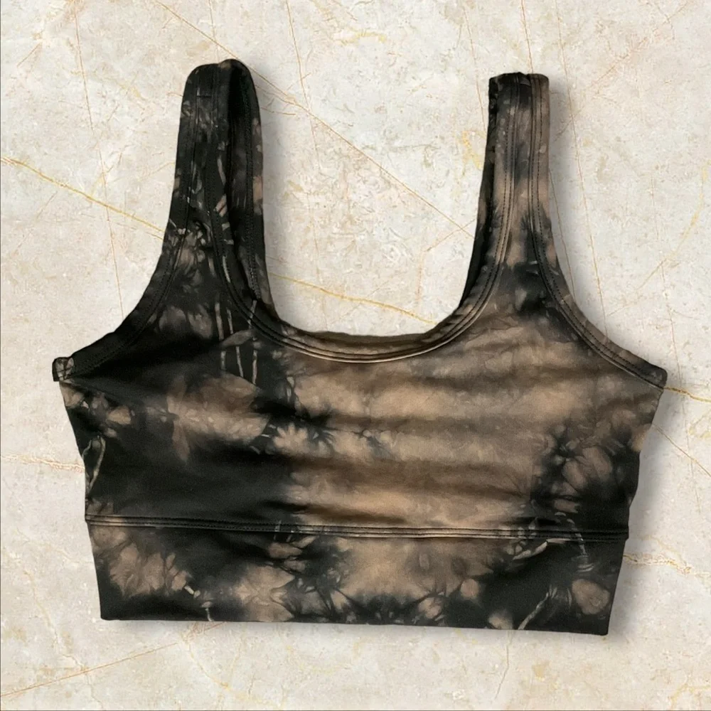 NWT Electric & Rose Acid Wash Sports Bra